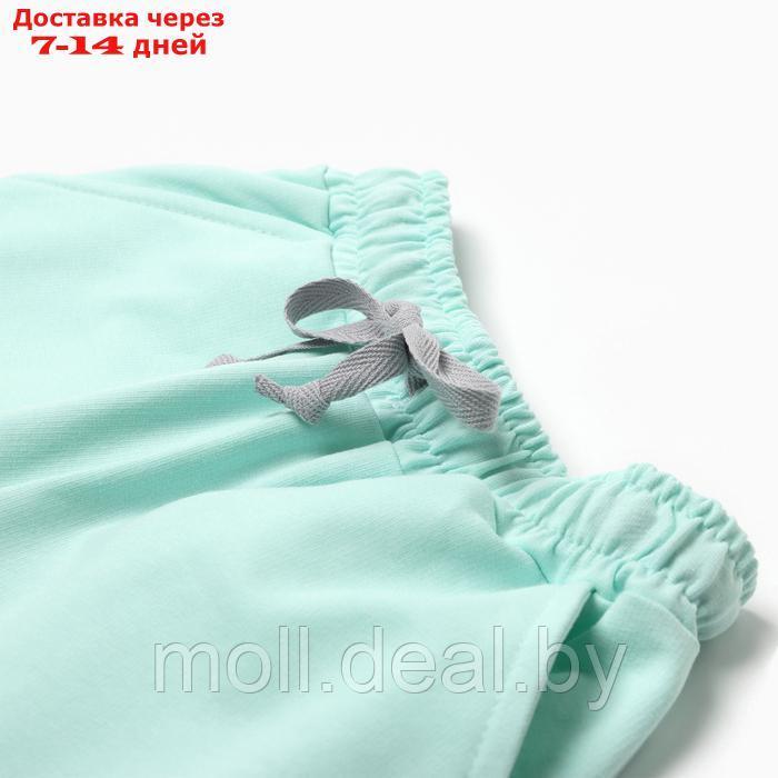 Костюм детский (футболка,шорты), цвет олива, рост 134 - фото 4 - id-p227083624