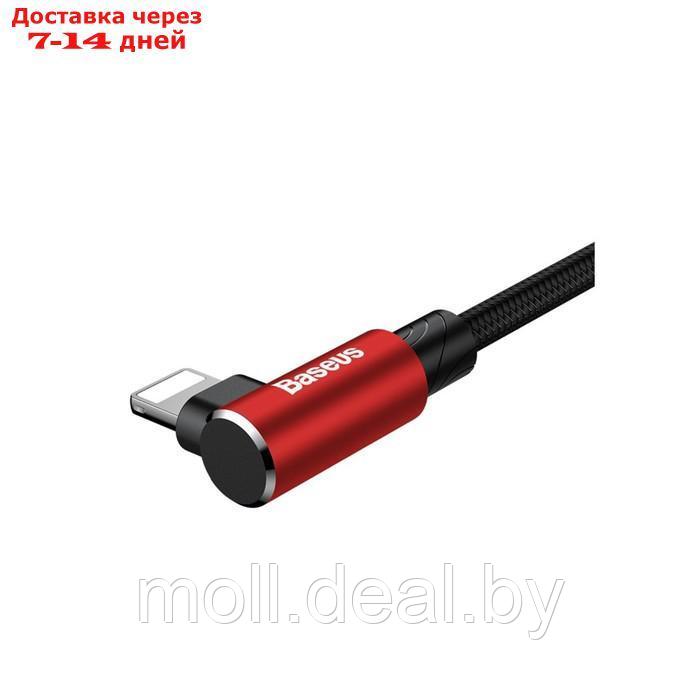 Кабель Baseus, MVP Elbow Type, Lightning - USB, 2 А, 1 м, угловой, красный - фото 7 - id-p227090589