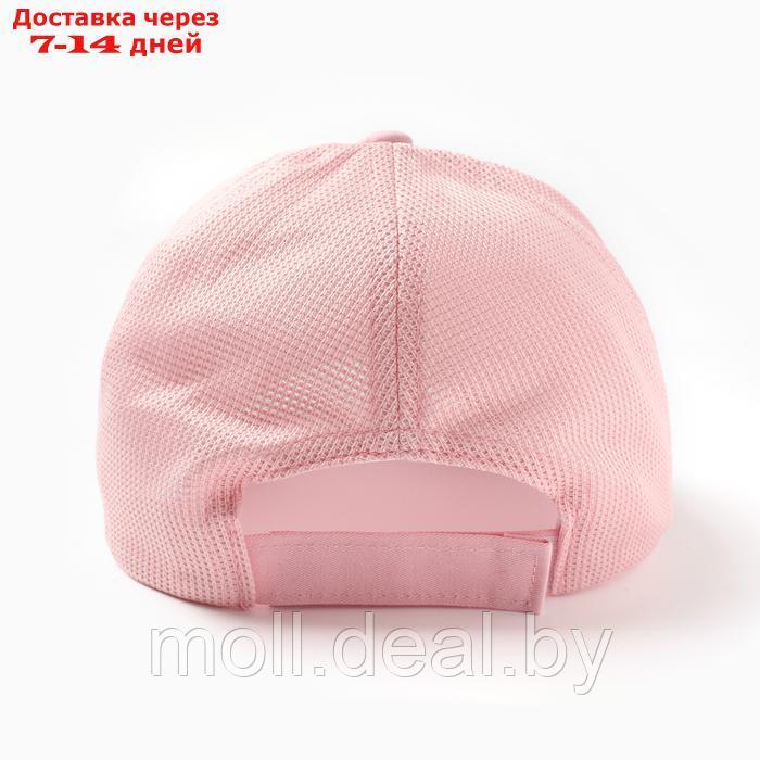 Кепка "Бейсболка" для девочки, цвет розовый, размер 52-54 - фото 3 - id-p227084620