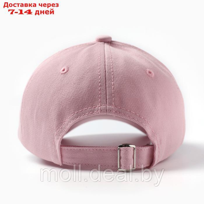 Кепка "Бейсболка" для девочки, цвет светло-розовый, размер 52-54 - фото 3 - id-p227084623