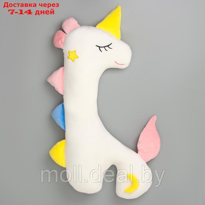 Мягкая игрушка "Единорог", 105 см, цвет белый - фото 1 - id-p227083638