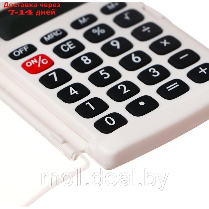 Калькулятор карманный 8-разрядов ErichKrause PC-131 Classic, белый - фото 4 - id-p227079655
