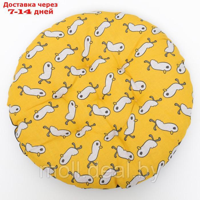 Лежак для животных "Утка", 50 х 50 х 10 см, жёлтый - фото 4 - id-p227091589