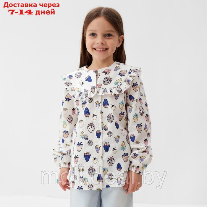 Рубашка детская KAFTAN "Ягоды", р. 34 (122-128) - фото 4 - id-p227087611