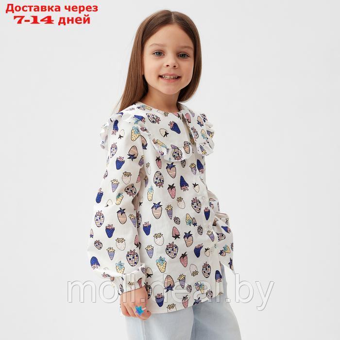 Рубашка детская KAFTAN "Ягоды", р. 34 (122-128) - фото 7 - id-p227087611