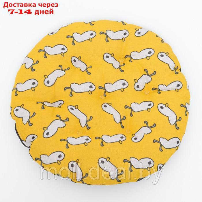 Лежак для животных "Утка", 40 х 40 х 10 см, жёлтый - фото 3 - id-p227091596