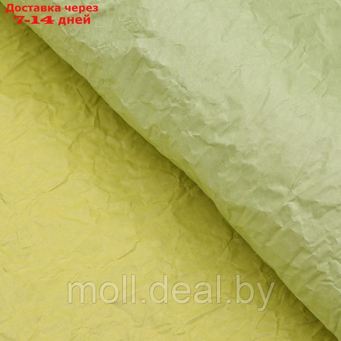 Бумага упаковочная "Эколюкс двухцветная", МИКС салатовый-желтый пастель, 0,68 x 5 м - фото 2 - id-p226885499