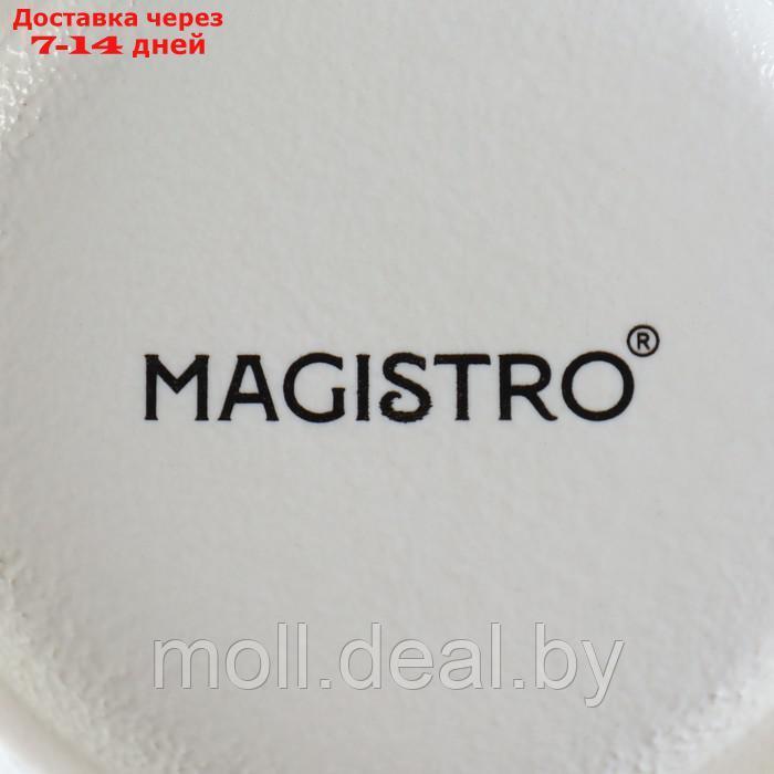 Набор салатников фарфоровых Magistro Lofty, 2 предмета: 600 мл, d=14 см, цвет белый - фото 6 - id-p227076687