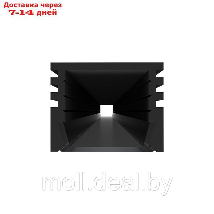 Алюминиевый профиль Apeyron, 16х12 мм, накладной, 2 м, черный рассеиватель, аксессуары - фото 3 - id-p227077685