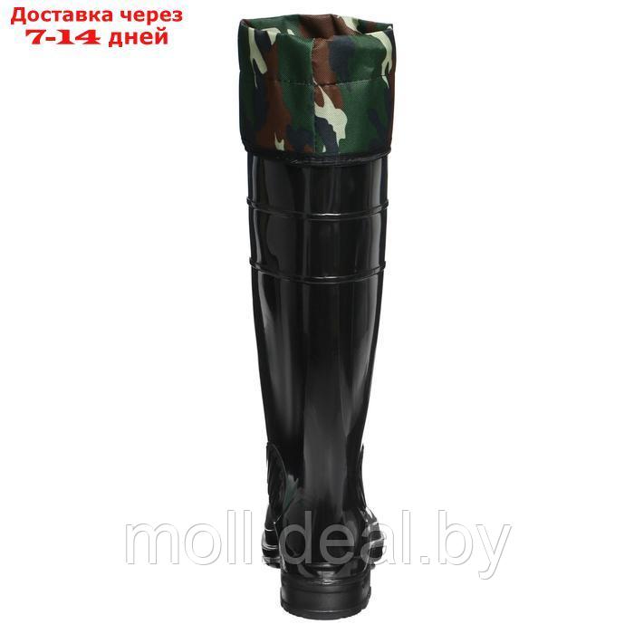 Сапоги мужские С-25М ПВХ, черные, размер 44 - фото 5 - id-p227074720