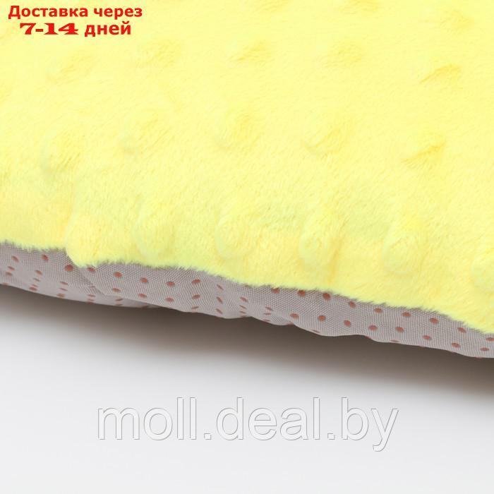 Лежак для животных "Нежность", 45 х 45 х 10 см, жёлтый - фото 5 - id-p227091601
