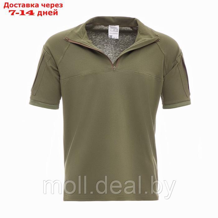 Рубашка тактическая, боевая "Воин" с коротким рукавом, олива 52-54/182-188 - фото 1 - id-p227106545