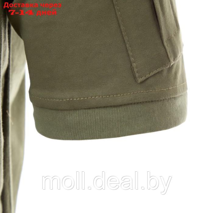 Рубашка тактическая, боевая "Воин" с коротким рукавом, олива 52-54/182-188 - фото 5 - id-p227106545