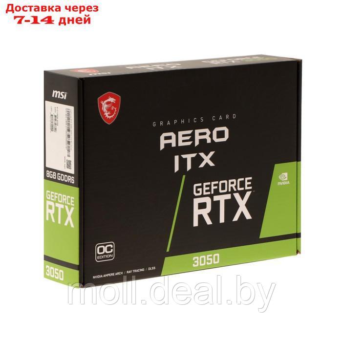 Видеокарта MSI RTX3050 AERO ITX, 8Гб, 128bit, GDDR6, DVI, 3хHDMI, DP
