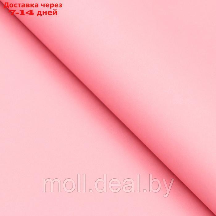 Бумага упаковочная крафт, двухсторонняя, розовый- мятный, 0,67 х 10 м, 70 гр/м² - фото 3 - id-p227110643