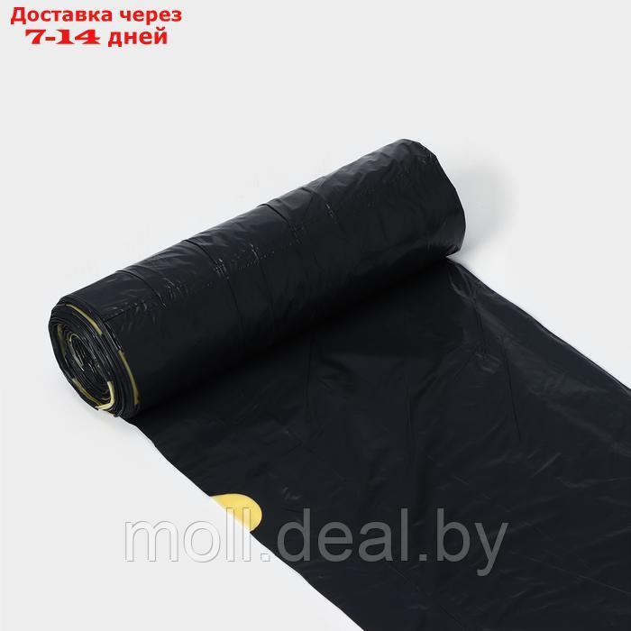 Мешки для мусора с завязками Доляна "Люкс", 60 л, 40 мкм, 60×70 см, ПВД, 20 шт в рулоне, цвет чёрный - фото 4 - id-p226890362