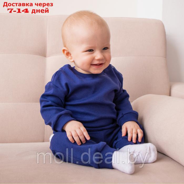 Комплект (свитшот, брюки) детский MINAKU цвет темно-синий, рост 86-92см - фото 2 - id-p227084648