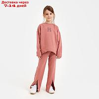 Костюм детский (свитшот, брюки) MINAKU цвет терракот, рост 164