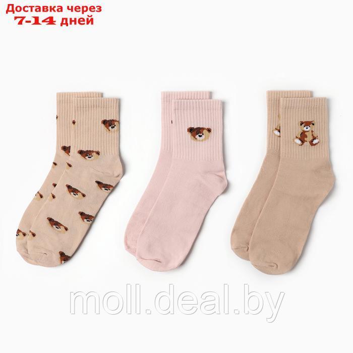 Подарочный набор термос и носки 3 пары KAFTAN "Hello", р. 36-37 (22-24 см) - фото 3 - id-p227084659