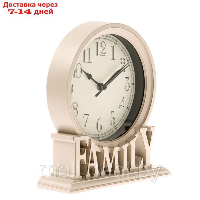 Часы настольные Family, плавный ход, 1АА, 18.9 х 6.4 х 20.8 см - фото 2 - id-p227097794