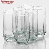 Набор стеклянных стаканов Lav "Алмаз", 385 мл, 6,2×14,2 см, 6 шт