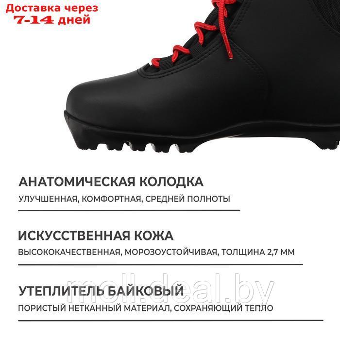Ботинки лыжные Winter Star classic, NNN, р. 42, цвет чёрный, лого красный - фото 4 - id-p227095192