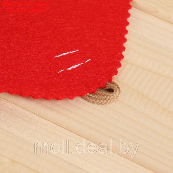 Набор для бани: шапка и коврик "Банный перец" красный - фото 2 - id-p227110656