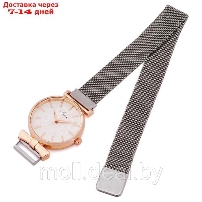 Часы наручные женские, d-3.2 см, магнитный браслет, серебро - фото 3 - id-p227100153