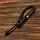 Нагайка уральская, оплетёная ручка, натуральная кожа, черная, фото 4