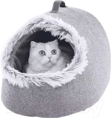 Переноска-лежанка для животных Xiaomi Furrytail Hand Held Soft Cat Bed (Серый) - фото 1 - id-p165928905