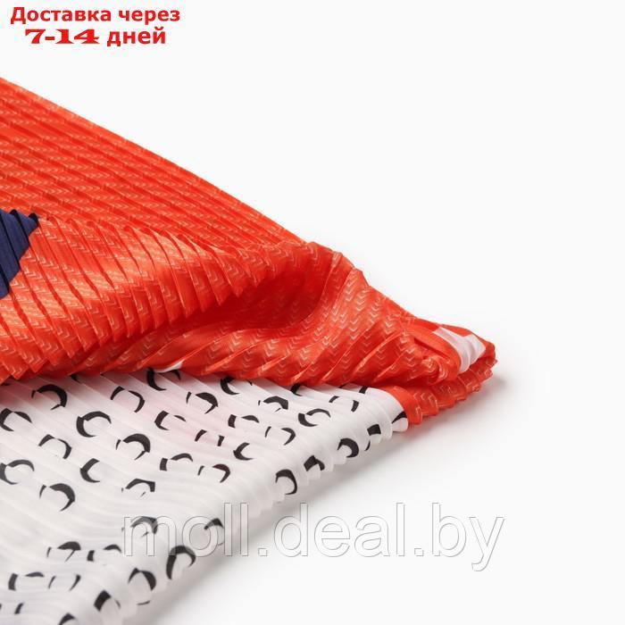 Плиссированный женский платок MINAKU, 70*70, цв.красный - фото 2 - id-p226887452