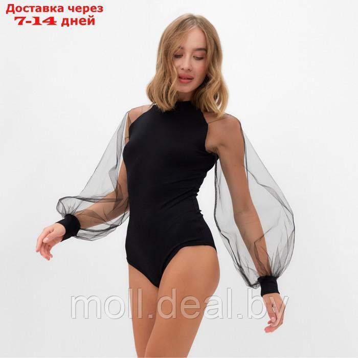 Джемпер (боди) женский MINAKU: PartyDress цвет чёрный, р-р  42