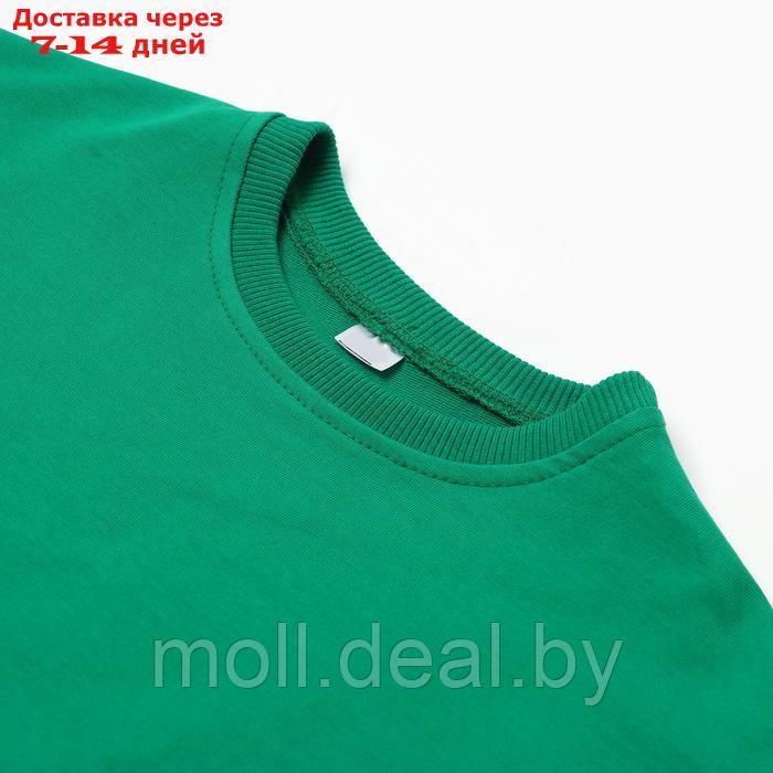 Костюм детский (футболка,шорты), цвет зеленый, рост 128 - фото 2 - id-p227083693