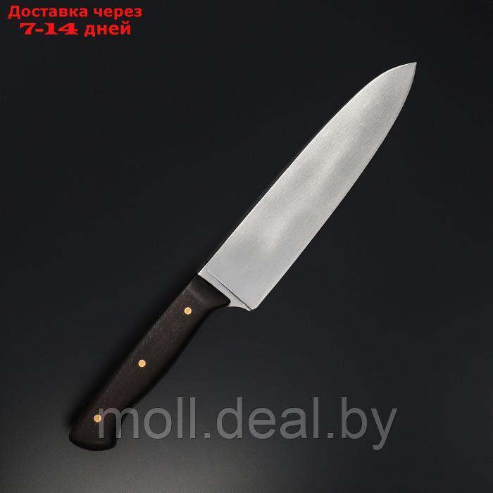 Нож кухонный - шеф Wild Kitchen, сталь 95×18, лезвие 17 см - фото 3 - id-p227076727