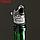 Фигурная крышка для бутылки "Медведь" серебро, 10х3см, фото 2