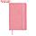 Блокнот А6 "Розовый кварц", 96 листов, в линейку, твёрдая обложка, искусственная кожа, на резинке, карман,, фото 5