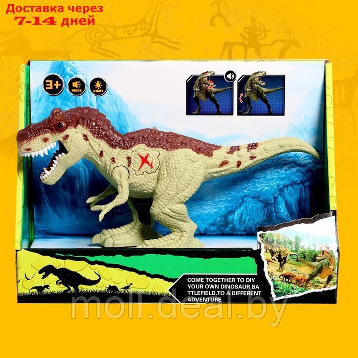 Фигурка динозавра "Тирекс", двигаются лапы, звуковые эффекты - фото 8 - id-p227082690
