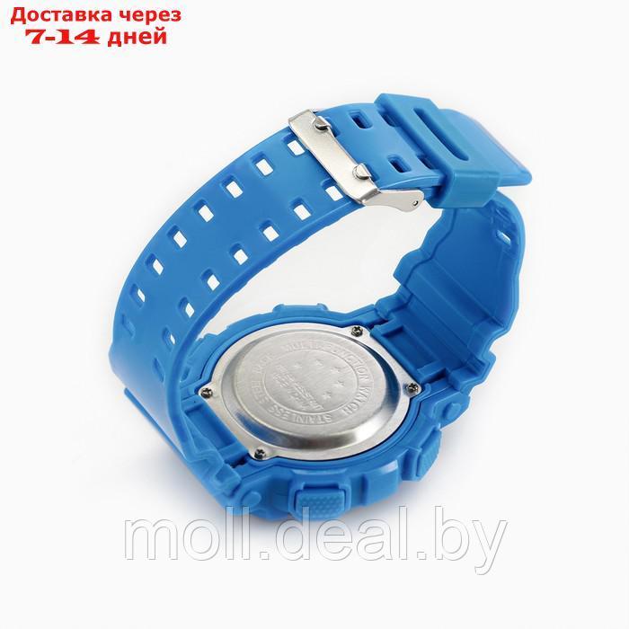 Часы наручные электронные, водонепроницаемые, синие - фото 5 - id-p227100168
