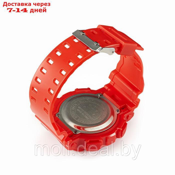 Часы наручные электронные, водонепроницаемые, красные - фото 5 - id-p227100171