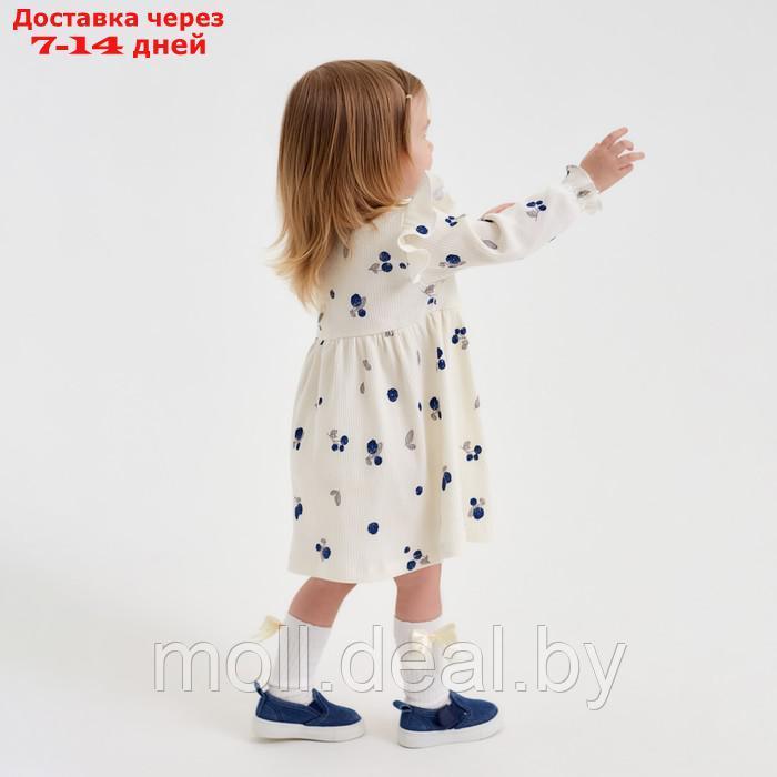 Платье и повязка Крошка Я Blueberry р. 74-80, молочный - фото 6 - id-p227084685