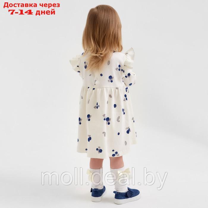 Платье и повязка Крошка Я Blueberry р. 74-80, молочный - фото 7 - id-p227084685