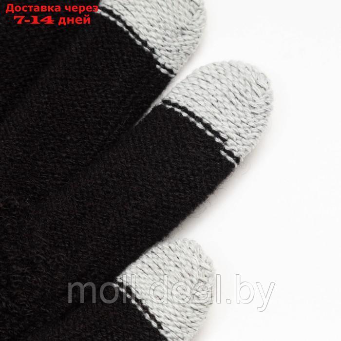 Перчатки женские для сенсорных экранов, цвет чёрный, размер 7-8 (18-20) - фото 3 - id-p227116806