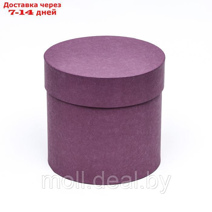 Набор шляпных коробок 5в1, кофейный, 23 х 23 - 15 х 15 см - фото 4 - id-p226885554