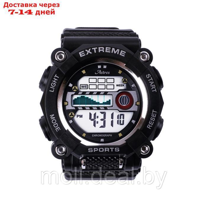 Часы наручные электронные Astres Extreme, d-5.2 см, ремешок силикон - фото 1 - id-p227100176
