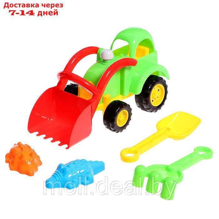 Песочный набор "Трактор", 5 предметов, цвета МИКС - фото 10 - id-p227088674