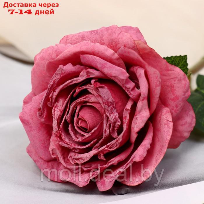 Цветы искусственные "Роза эстетик" 10х49 см, пепельно-розовый - фото 2 - id-p227116813
