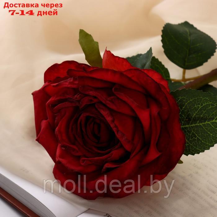 Цветы искусственные "Роза эстетик" 10х49 см, красный - фото 2 - id-p227116815