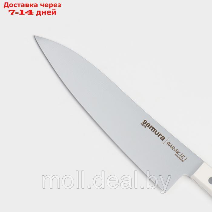 Нож кухонный Samura HARAKIRI, сантоку, лезвие 20 см - фото 3 - id-p227076744
