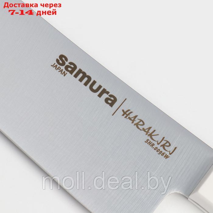 Нож кухонный Samura HARAKIRI, сантоку, лезвие 20 см - фото 4 - id-p227076744
