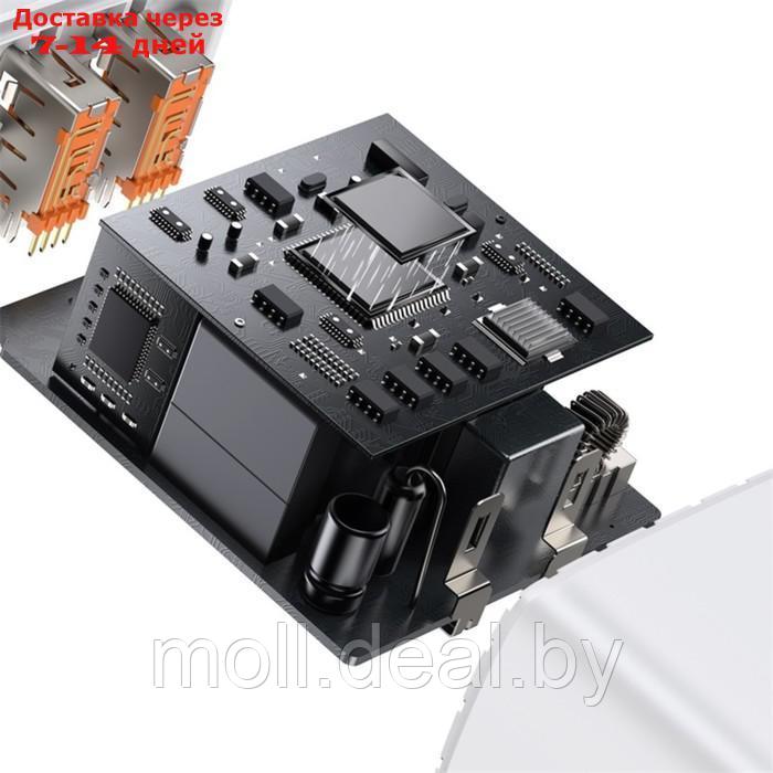 Зарядное устройство Baseus Compact Quick Charger 2*USB+USB-C, 3A, 30W, белый - фото 8 - id-p227090664